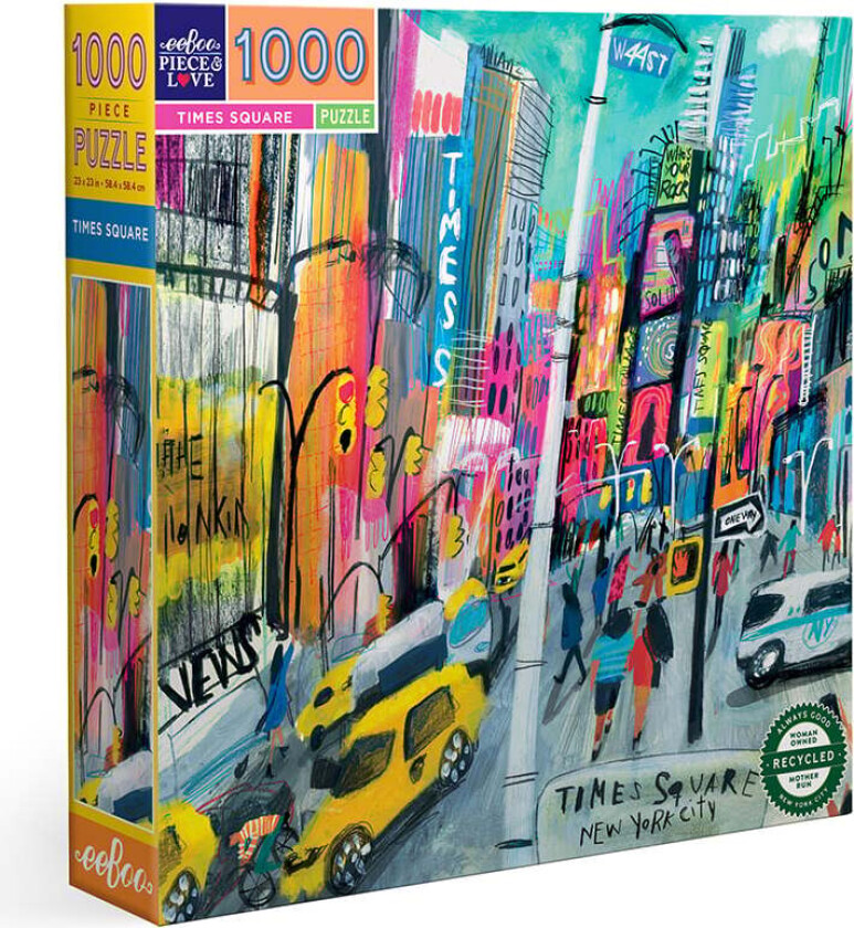 eeBoo - Puzzle 1000 pcs - Times Square - (EPZTTMS)