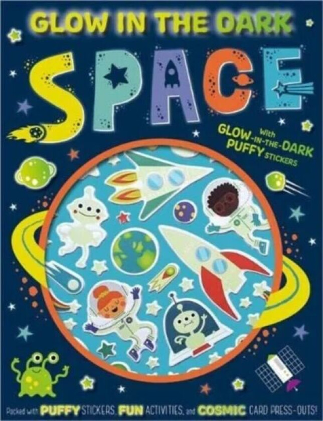 Glow in the Dark Space Activity Book av Patrick Bishop, Make Believe Ideas