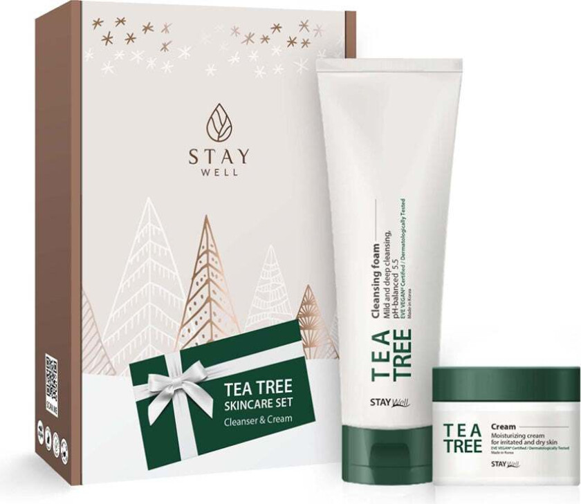 Vegan Tea Tree Calming, 2 st  Ansiktsrengjøring