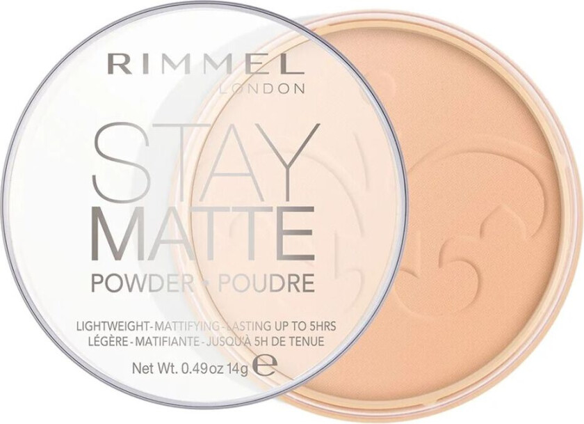 Stay Matte Long Lasting Pressed Powder, 14 g Pudder