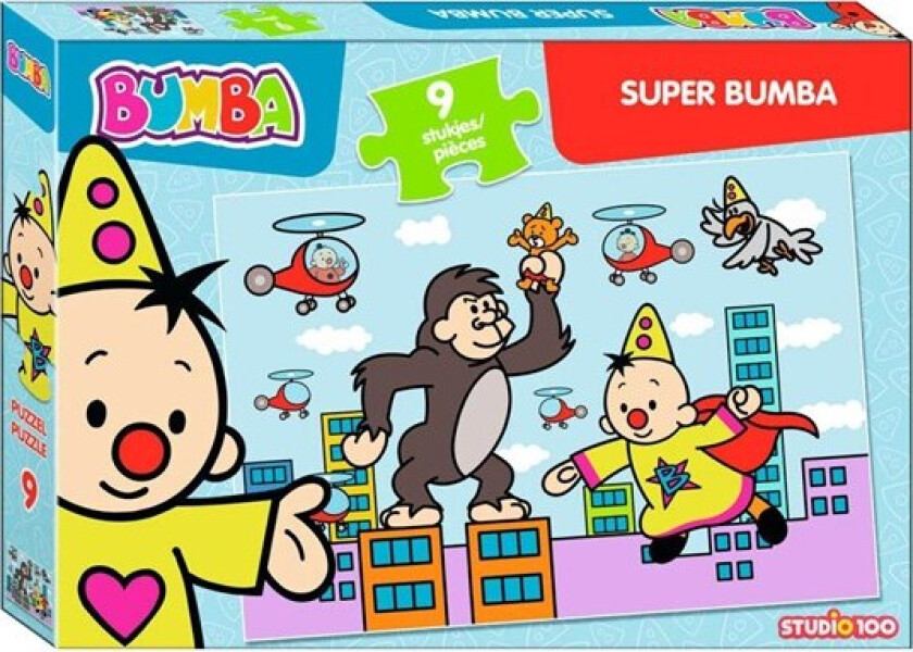 Bumba Puzzle Super Bumba 9st. Gulv
