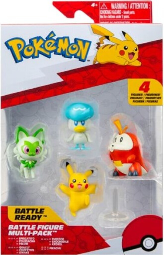 Pokémon Gen IX Battle Figure Set Figure 4-Pack