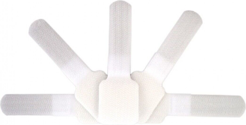 Adhesive Cable Ties White 10 Pack