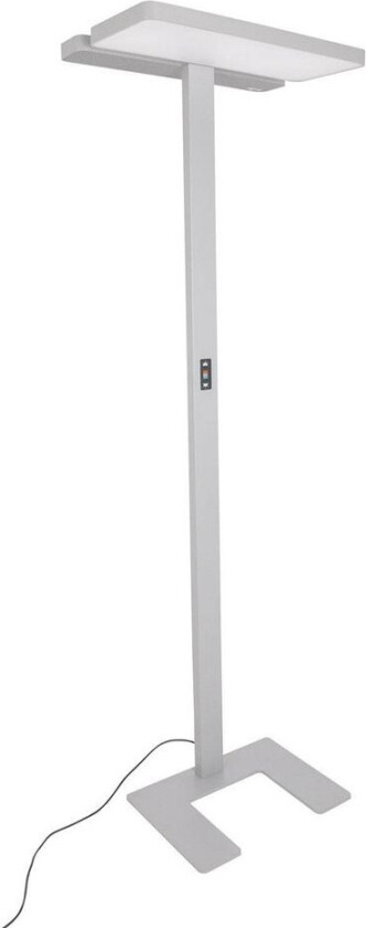 Office-LED-gulvlampe Aila, dagslyssensor 4 000K