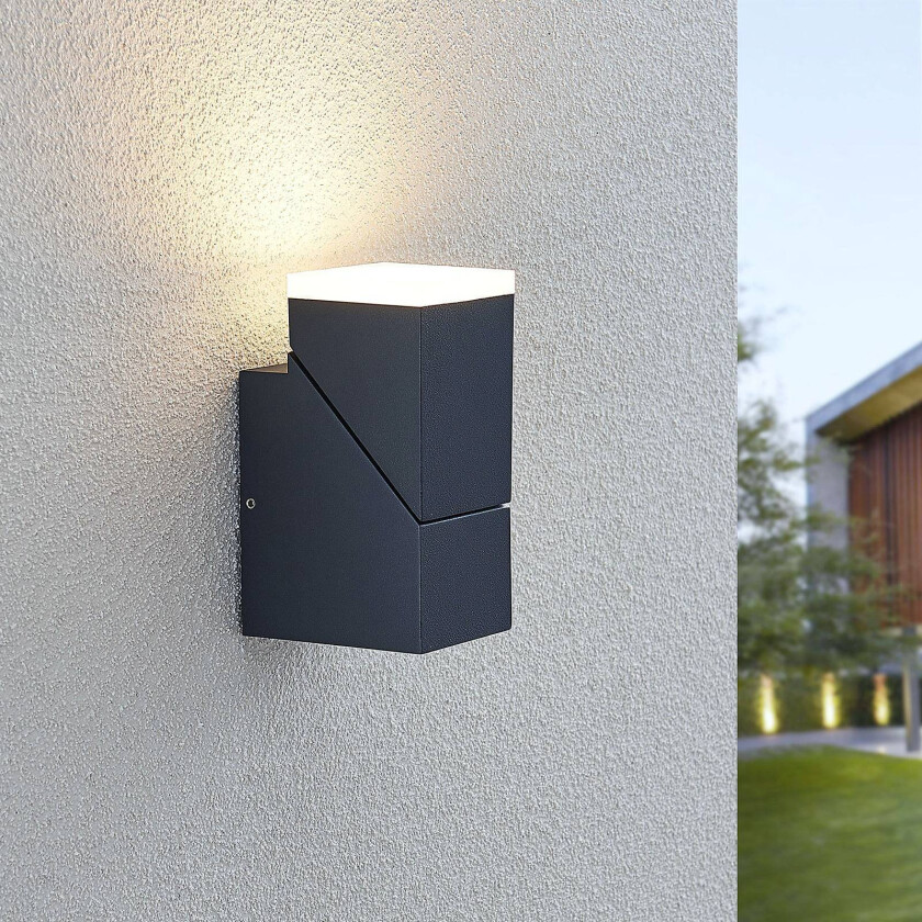 Utendørs LED-vegglampe Sally, 1 lyskilde