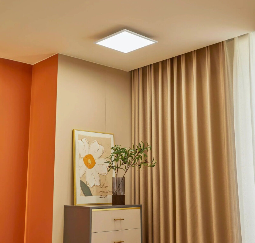 Lamin LED-panel kvadrat hvit 39,5 cm