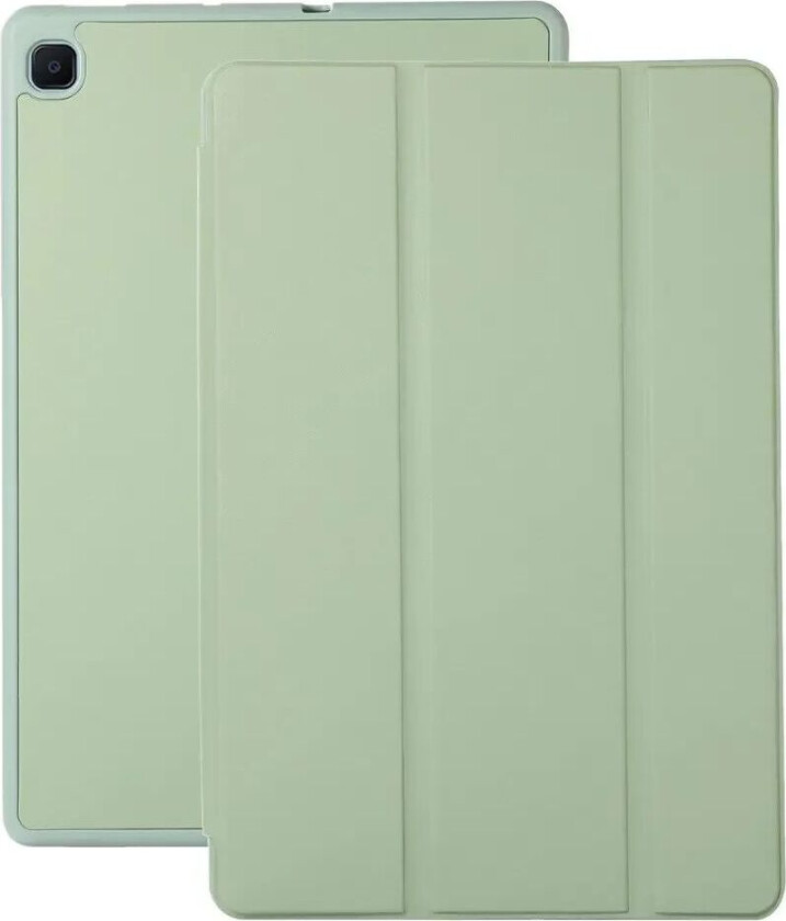 Samsung Galaxy Tab S6 Lite (2020-2024) Magnetisk Tri-Fold Skinn Deksel m. Stativfunksjon - Grønn