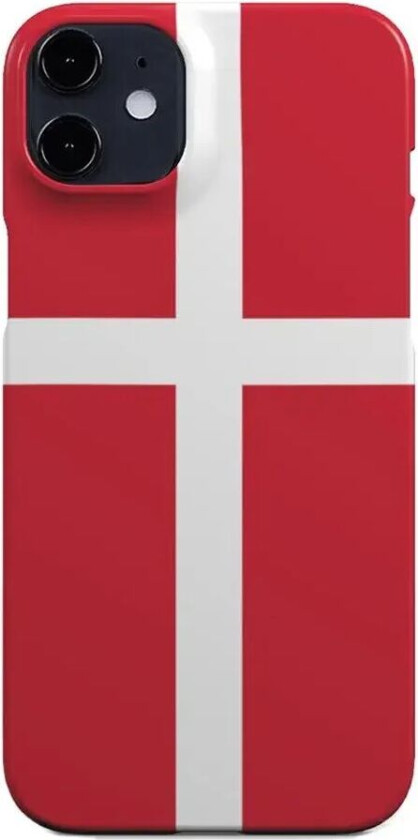 iPhone 11 Hård Plastik Bagside Cover - Danmarks Flag