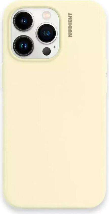 iPhone 13 Pro Base Silicone Deksel - Pale Yellow