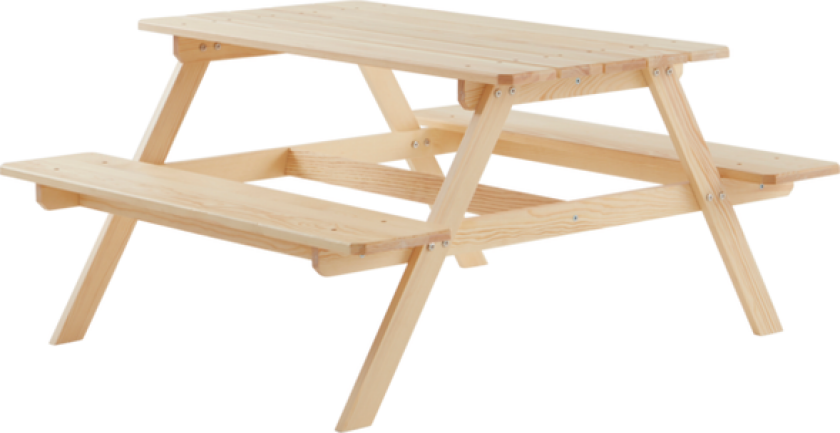 Bilde av MINI piknikmøbel - bord og to benker Natur