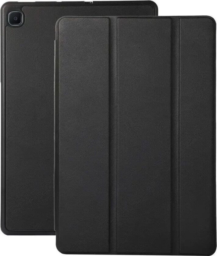 Samsung Galaxy Tab S6 Lite (2020-2024) Magnetisk Tri-Fold Skinn Deksel m. Stativfunksjon - Svart