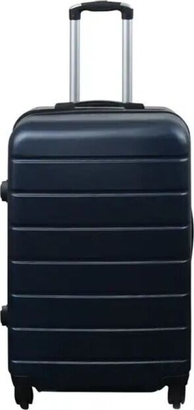 Koffert - Hardcase lettvektskoffert - medium størrelse - Blå - Praktisk reisekoffert
