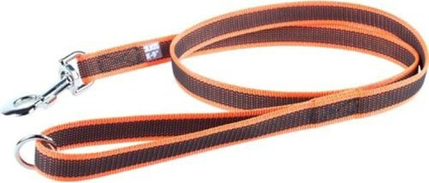 Super-grip leash orange/grey 20mm/1.2m with handle+O-ring