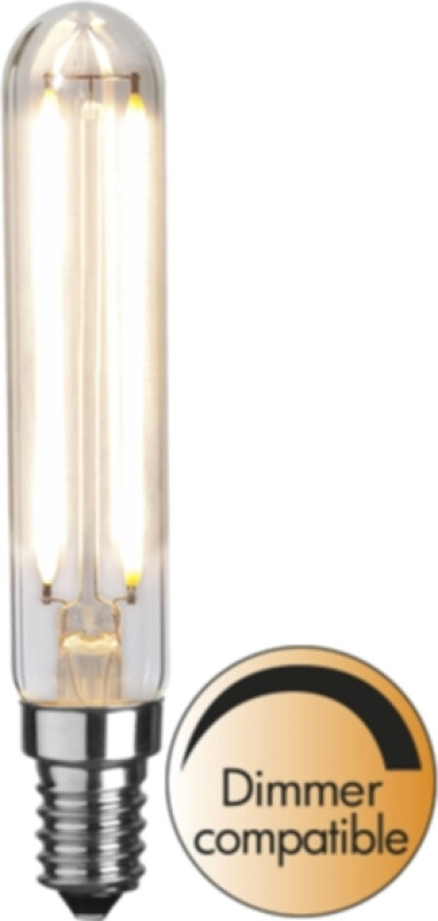 Illumination LED Klar filament rørpære E14 2700K 250lm 2,5W (25W)
