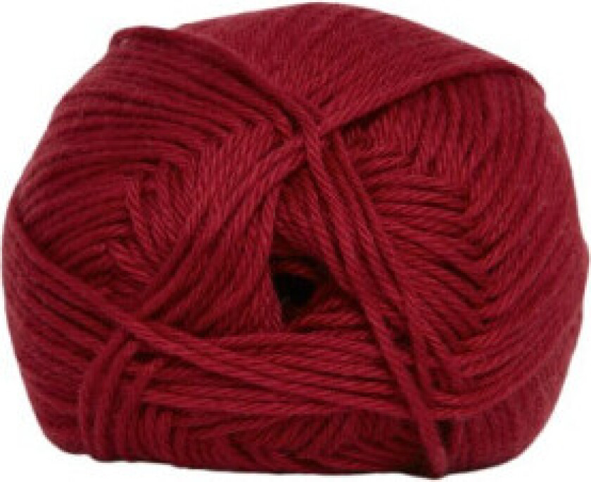 Blend/Tendens Garn Unicolor 4900 Mørk Rød