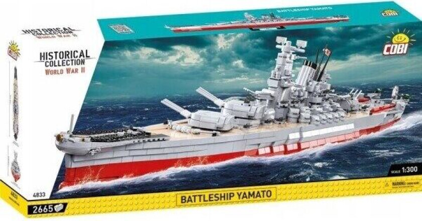 COBI Slagskipet Yamato Cobi  Historiske Byggeklosser