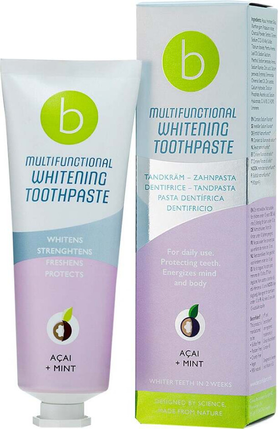 beconfiDent Multifunctional Whitening Toothpaste, 75 ml beconfiDent Toothbrushes