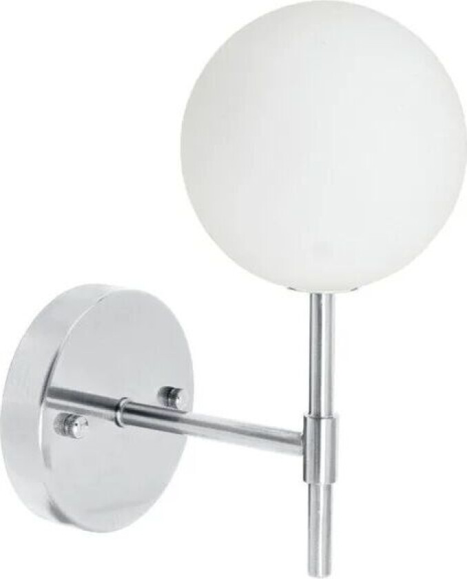 Sigma S vegglampe Krom Opalisert 25cm IP24