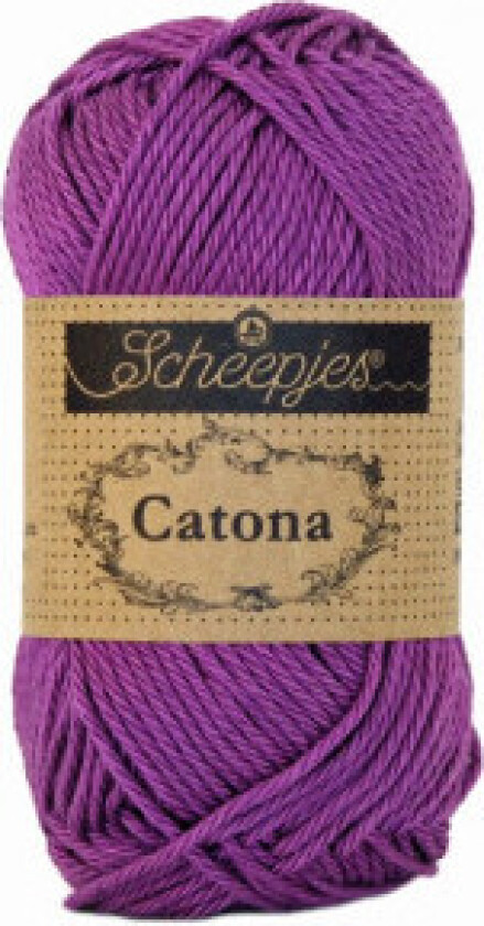 Catona Garn Unicolour 282 Ultra Fiolett