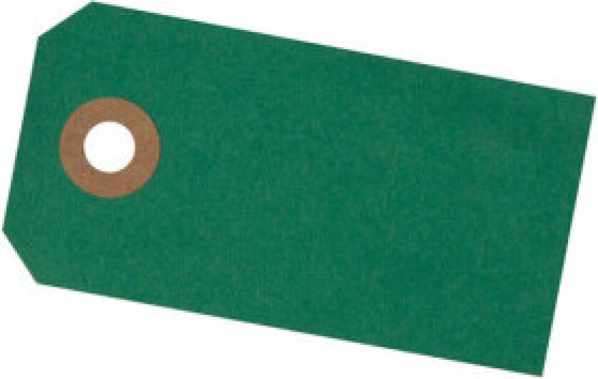 Manillamerker Grønn 4x8cm - 10 stk