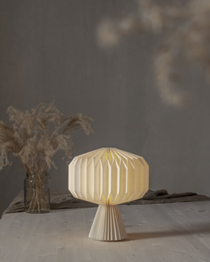 Borddekorasjon Honeycomb, vit