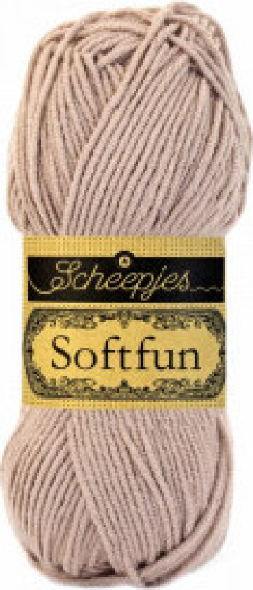 Softfun Garn Unicolour 2470 Lys beige