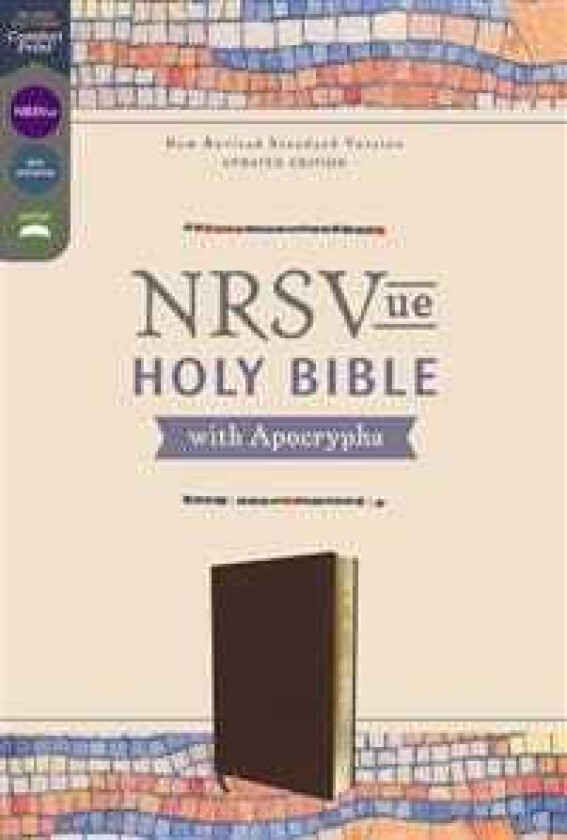 NRSVue, Holy Bible with Apocrypha, Leathersoft, Brown, Comfort Print av Zondervan