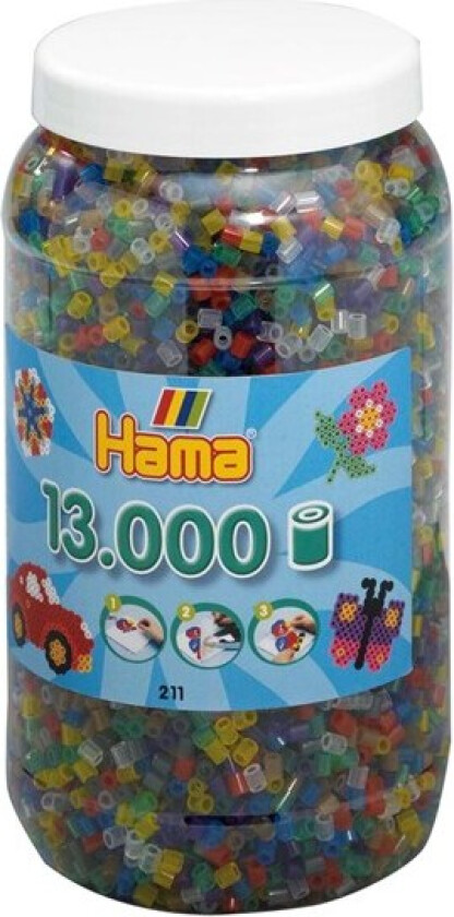 Midi 13000 Perler I Boks - Mix 53