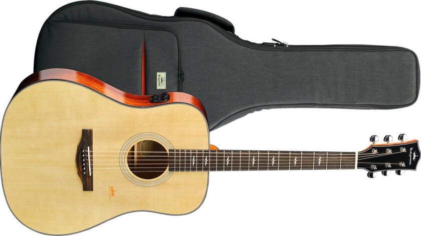 Solid Top F1e Natural Dreadnought Ak.Gitar M/pickup