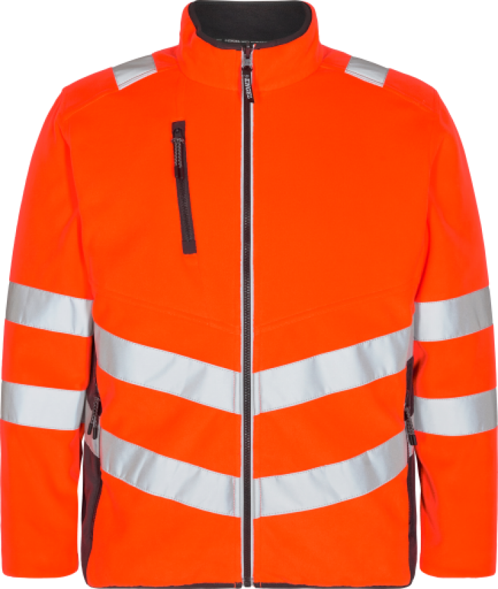 Engel Safety fleece 1192 High-Vis oransje/antrasitt størrelse 2 3XL