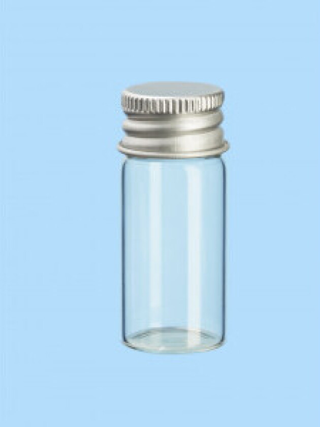 Liten Glassflaske/Krukke med Lokk 22x50mm - 4 stk
