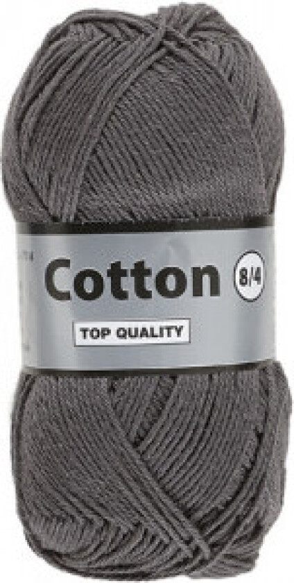 Lammy Cotton 8/4 Garn 2 Mørkegrått