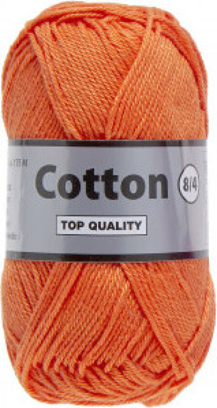 Lammy Cotton 8/4 Garn 28 Oransje