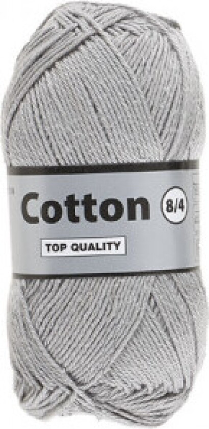 Lammy Cotton 8/4 Garn 38 Grå