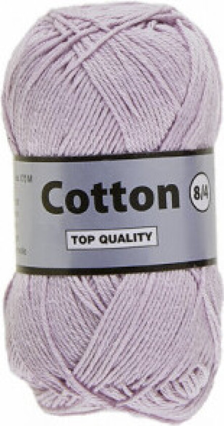 Lammy Cotton 8/4 Garn 63 Lys Lilla