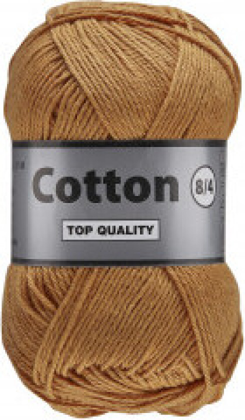 Lammy Cotton 8/4 Garn 116 Lysebrun