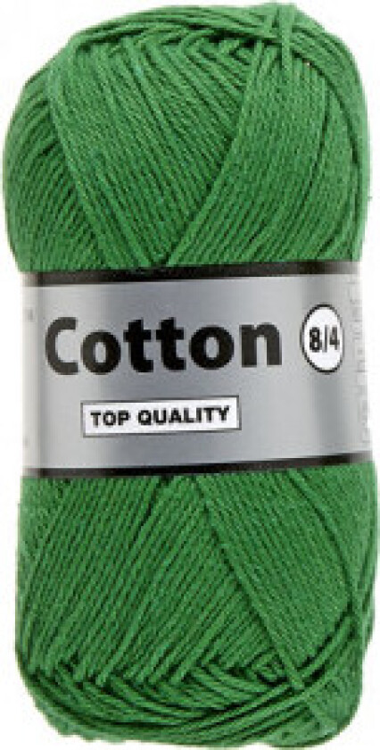 Lammy Cotton 8/4 Garn 373 Gressgrønn