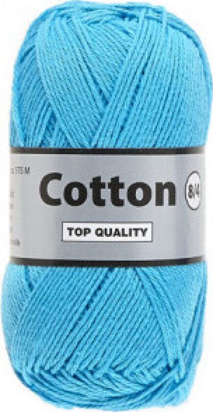 Lammy Cotton 8/4 Garn 838 Blått