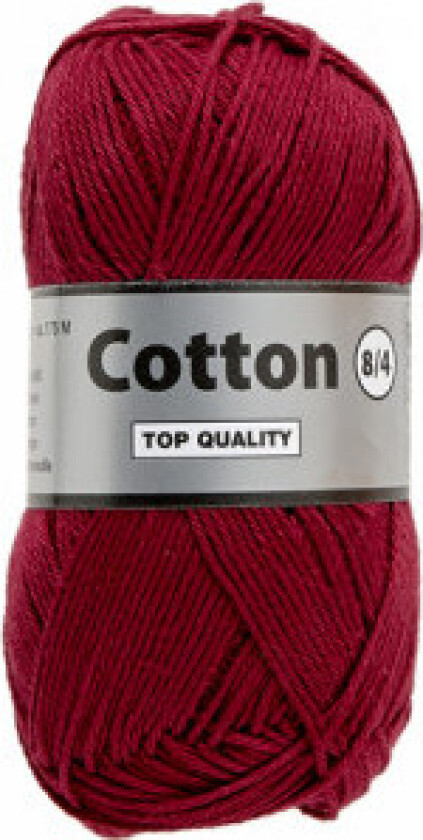 Lammy Cotton 8/4 Garn 848 Rødt