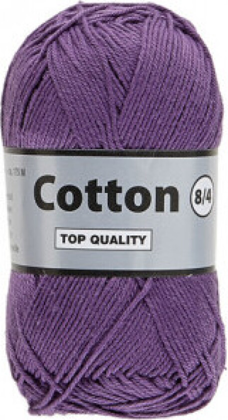 Lammy Cotton 8/4 Garn 849 Mørk lyngfarget