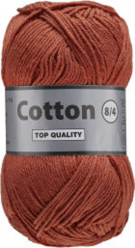 Lammy Cotton 8/4 Garn 859 Rødbrun