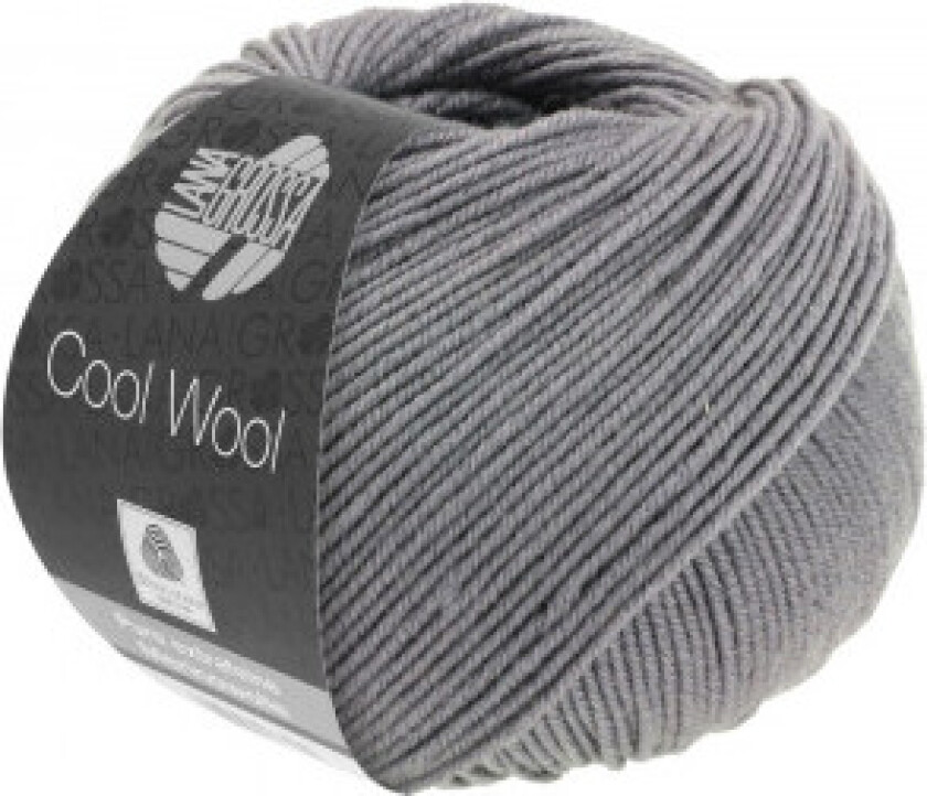 Cool Wool Garn 2080 Mørk grå