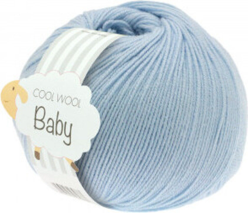 Cool Wool baby Garn 208 Lyseblått