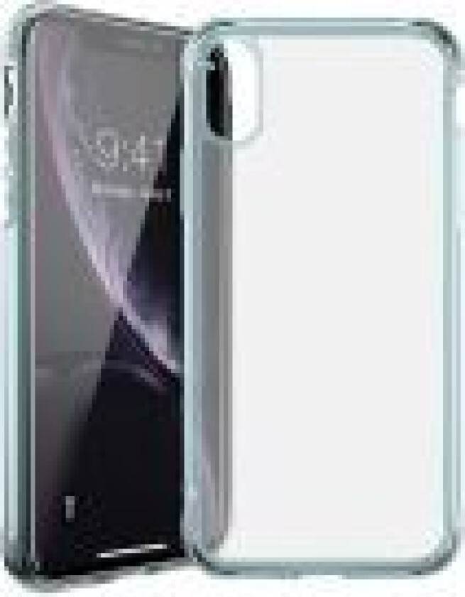 ITSKINS NANO // ICE - Baksidedeksel for mobiltelefon - polykarbonat, termoplast-polyuretan (TPU), Impacthane - gjennomsiktig, lys blå, krystallklar - 6.1 - for Apple iPhone XR