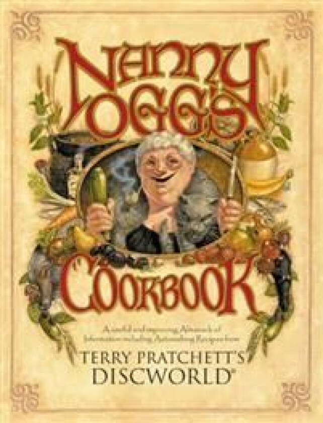 Nanny Ogg's Cookbook av Terry Pratchett, Stephen Briggs, Tina Hannan