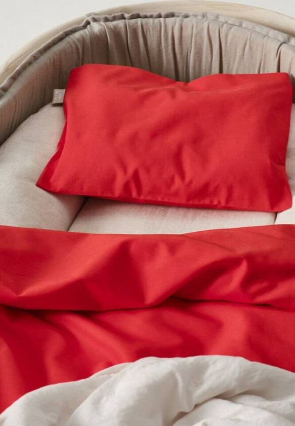 ZACK BABY sengesett vogn/vugge - økologisk Rød