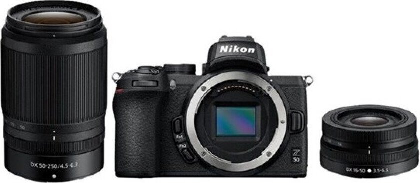 Z 50 + Z 16-50mm F/3.5-6.3 Vr + Z 50-250mm F/4-6.3 Vr
