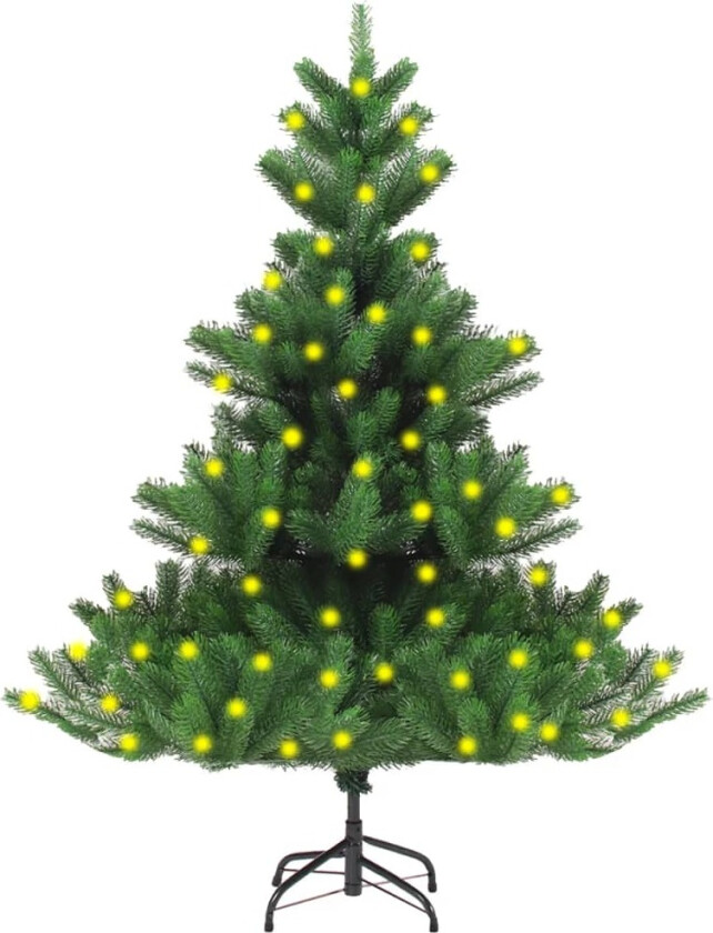 Nordmann forhåndsbelyst kunstig juletre grønn 120 cm