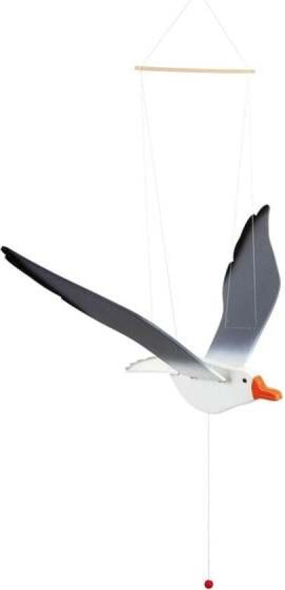 - Wooden Baby Mobile Floating Seagull with Moving Wings