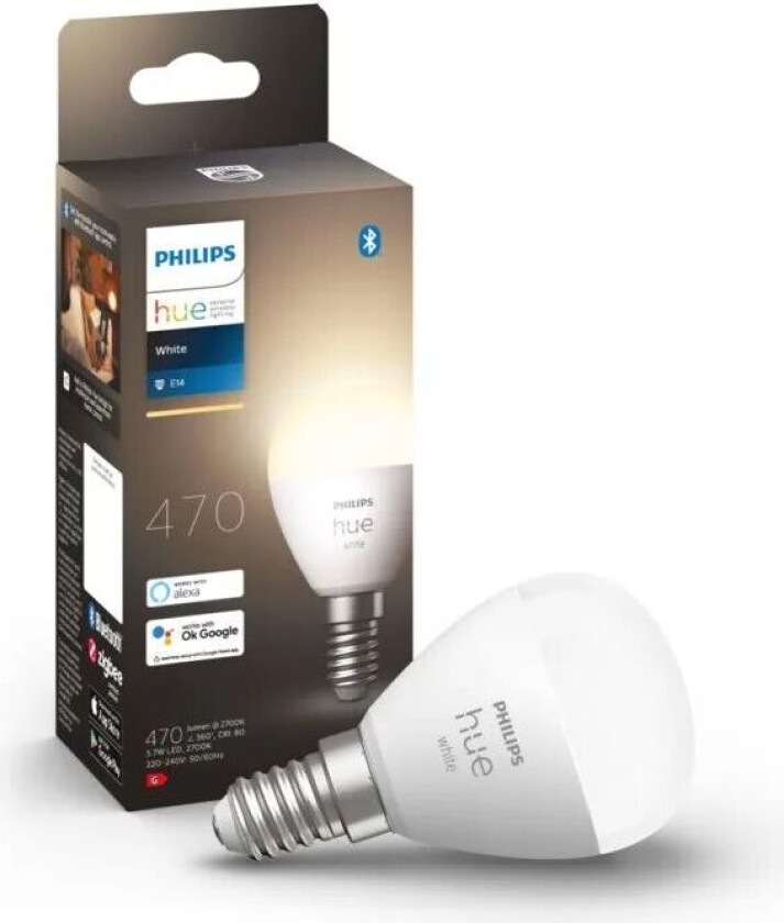 Luster Smart LED-pære E14 470 lm 1-pk.